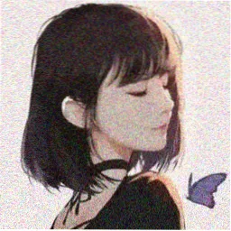 留言用户头像，墨绿色背景的圆形标识